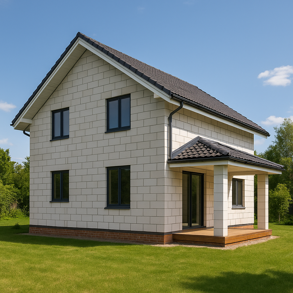 Строительство дома из газоблока