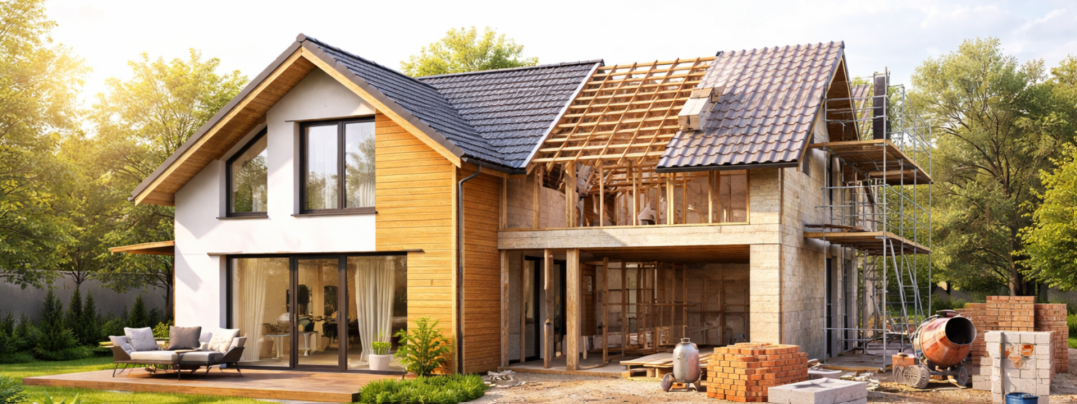 Коробка дома/Теплый контур/Предчистовая